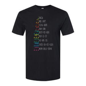 Classic Composers Classical Music Musical Notes Softstyle CVC T-Shirt