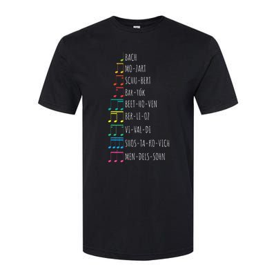 Classic Composers Classical Music Musical Notes Softstyle CVC T-Shirt