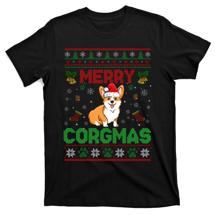 Corgi Christmas Cool Merry Corgmas Xmas T-Shirt