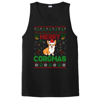 Corgi Christmas Cool Merry Corgmas Xmas PosiCharge Competitor Tank