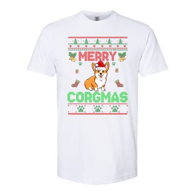 Corgi Christmas Cool Merry Corgmas Xmas Softstyle CVC T-Shirt