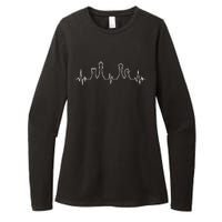 Chess, Chess Club, Chess Heartbeat Womens CVC Long Sleeve Shirt