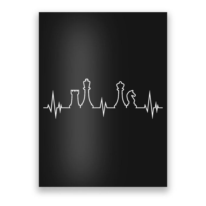 Chess, Chess Club, Chess Heartbeat Poster