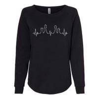 Chess, Chess Club, Chess Heartbeat Womens California Wash Sweatshirt