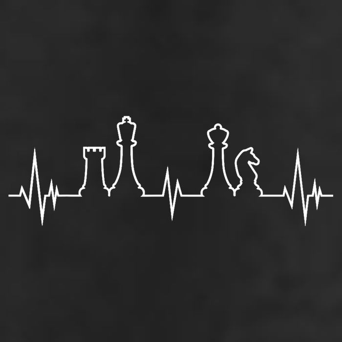 Chess, Chess Club, Chess Heartbeat Golf Towel