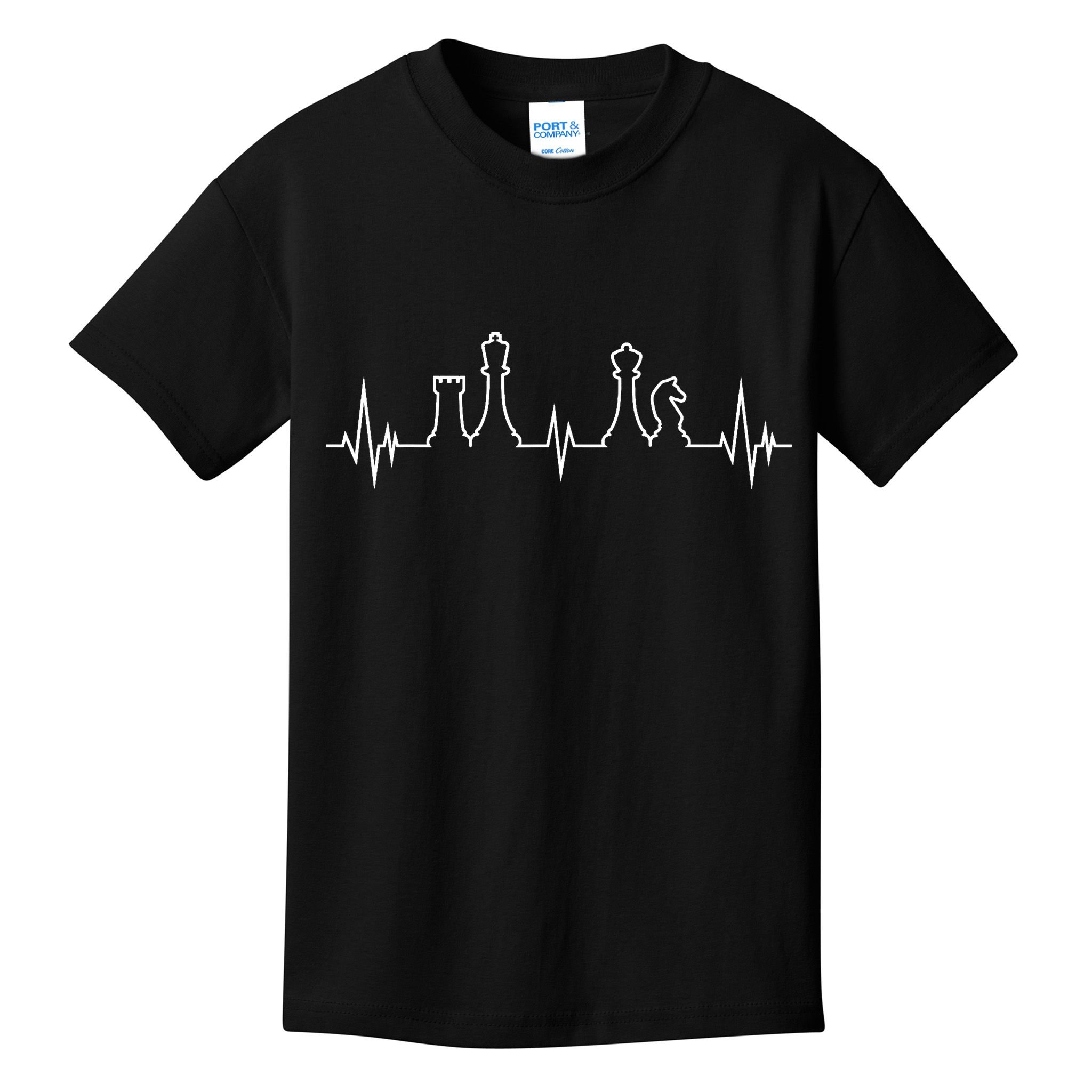 Chess, Chess Club, Chess Heartbeat Kids T-Shirt