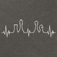 Chess, Chess Club, Chess Heartbeat Cotton Canvas Backpack