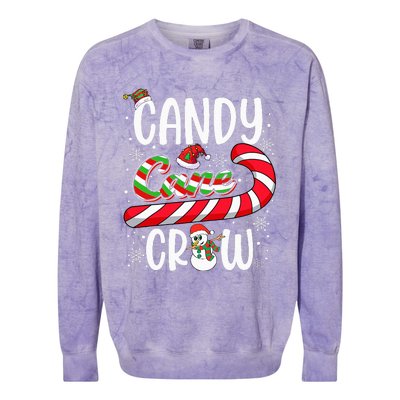 Candy Cane Crew Christmas Xmas Love Candy  Colorblast Crewneck Sweatshirt