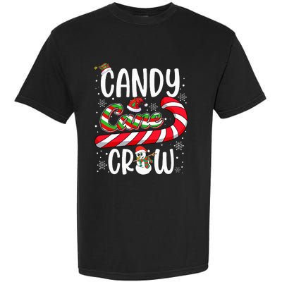 Candy Cane Crew Christmas Xmas Love Candy  Garment-Dyed Heavyweight T-Shirt