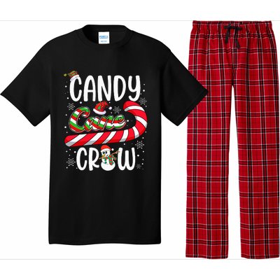 Candy Cane Crew Christmas Xmas Love Candy  Pajama Set