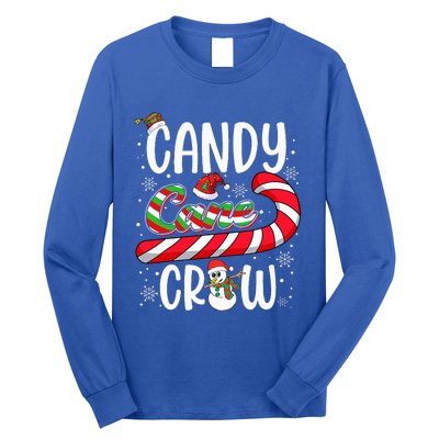 Candy Cane Crew Christmas Xmas Love Candy  Long Sleeve Shirt