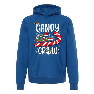 Candy Cane Crew Christmas Xmas Love Candy  Premium Hoodie