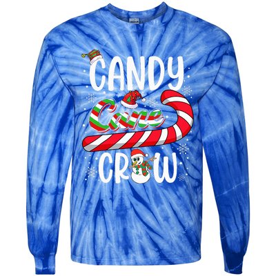 Candy Cane Crew Christmas Xmas Love Candy  Tie-Dye Long Sleeve Shirt