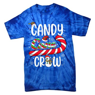 Candy Cane Crew Christmas Xmas Love Candy  Tie-Dye T-Shirt