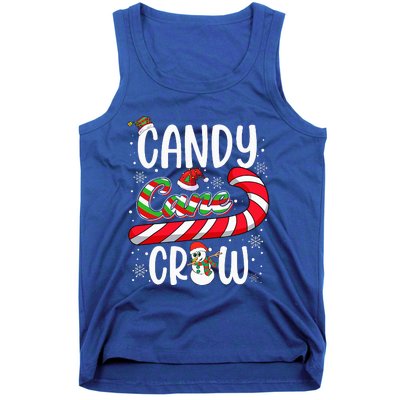 Candy Cane Crew Christmas Xmas Love Candy  Tank Top