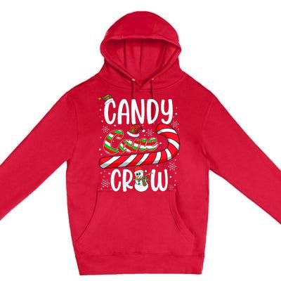 Candy Cane Crew Christmas Xmas Love Candy  Premium Pullover Hoodie