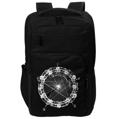 Coltrane Chord Changes Mandala Jazz Musician Impact Tech Backpack