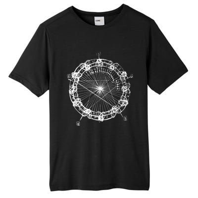 Coltrane Chord Changes Mandala Jazz Musician Tall Fusion ChromaSoft Performance T-Shirt