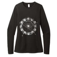 Coltrane Chord Changes Mandala Jazz Musician Womens CVC Long Sleeve Shirt