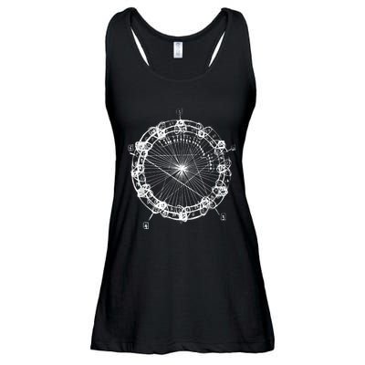 Coltrane Chord Changes Mandala Jazz Musician Ladies Essential Flowy Tank