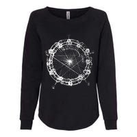 Coltrane Chord Changes Mandala Jazz Musician Womens California Wash Sweatshirt