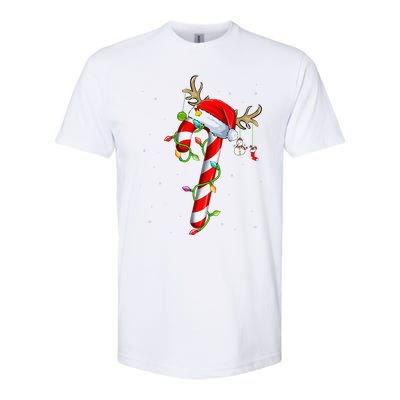 Candy Cane Crew Santa Christmas Lights Xmas Softstyle® CVC T-Shirt