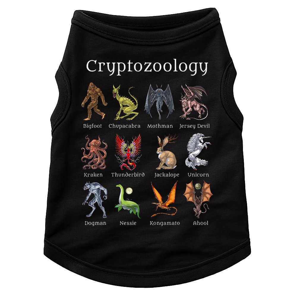 Cryptozoology Cryptid Creatures Fantasy Mythical Monsters Doggie Tank