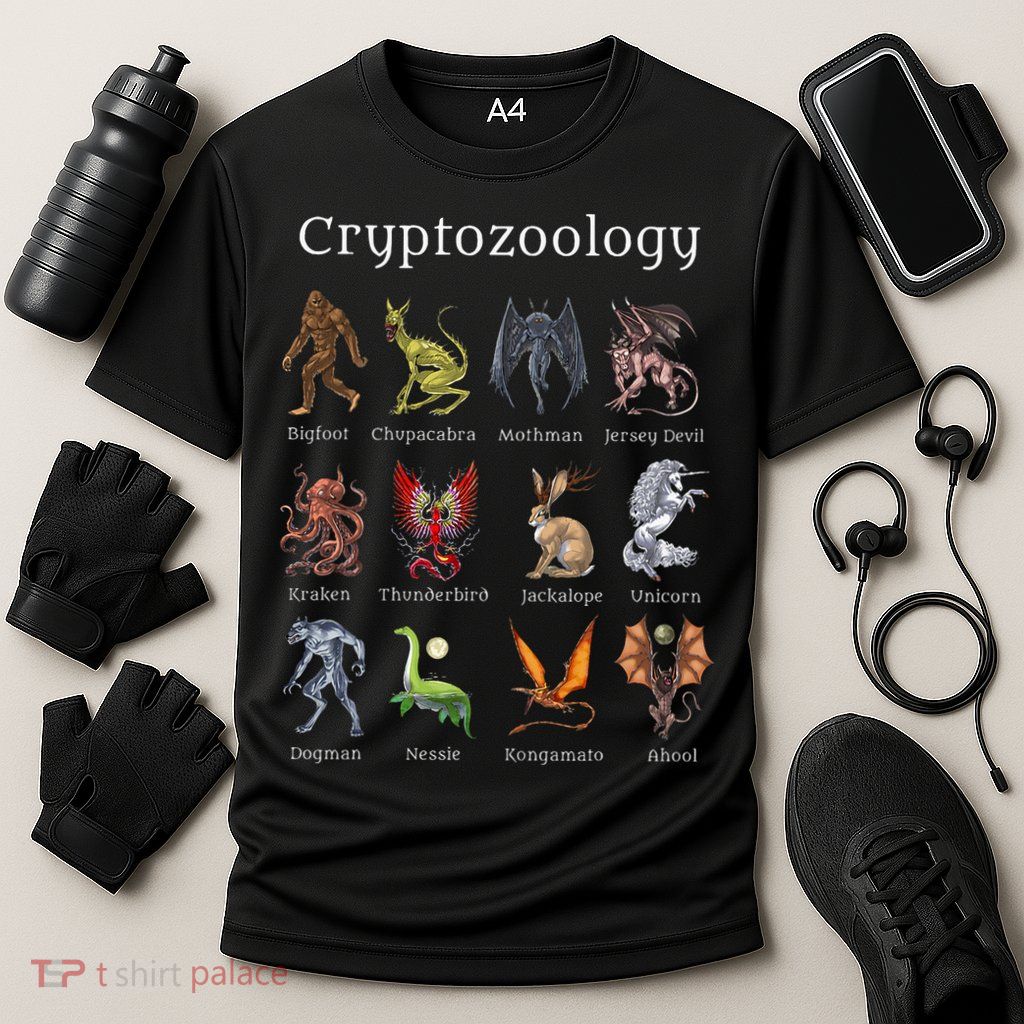 Cryptozoology Cryptid Creatures Fantasy Mythical Monsters Performance Shirt