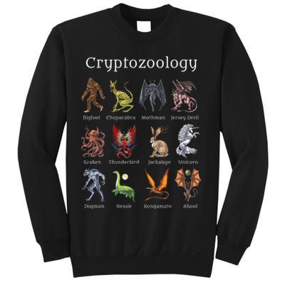 Cryptozoology Cryptid Creatures Fantasy Mythical Monsters Sweatshirt