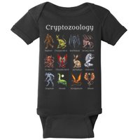 Cryptozoology Cryptid Creatures Fantasy Mythical Monsters Baby Bodysuit