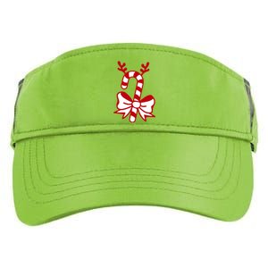 Christmas Candy Cane Santa Xmas Adult Drive Performance Visor