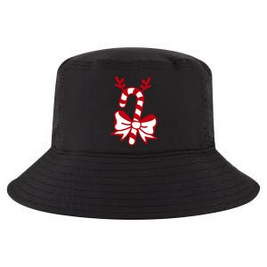 Christmas Candy Cane Santa Xmas Cool Comfort Performance Bucket Hat