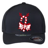 Christmas Candy Cane Santa Xmas Flexfit Unipanel Trucker Cap