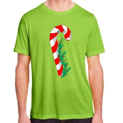 Christmas Candy Cane Santa Xmas Adult ChromaSoft Performance T-Shirt