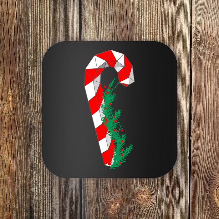 Christmas Candy Cane Santa Xmas Coaster