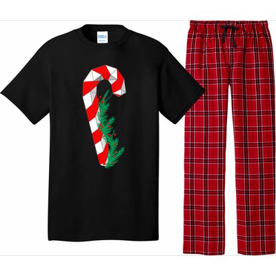 Christmas Candy Cane Santa Xmas Pajama Set