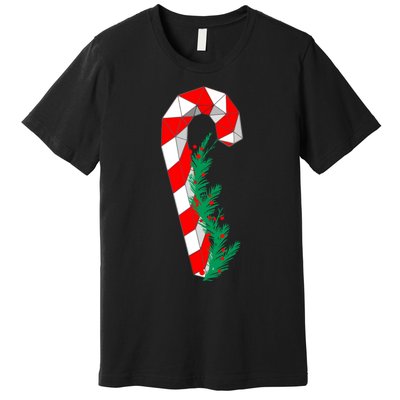 Christmas Candy Cane Santa Xmas Premium T-Shirt