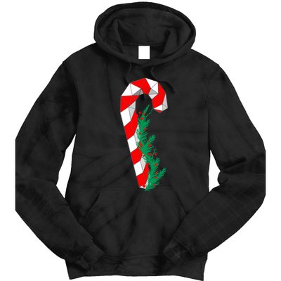 Christmas Candy Cane Santa Xmas Tie Dye Hoodie