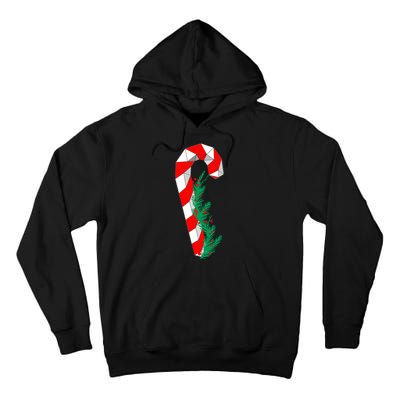 Christmas Candy Cane Santa Xmas Tall Hoodie