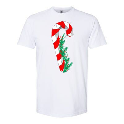 Christmas Candy Cane Santa Xmas Softstyle CVC T-Shirt