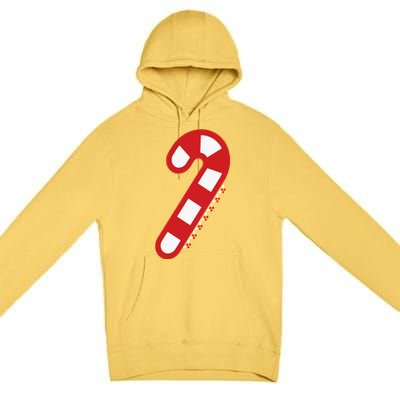 Christmas Candy Cane Santa Xmas Premium Pullover Hoodie