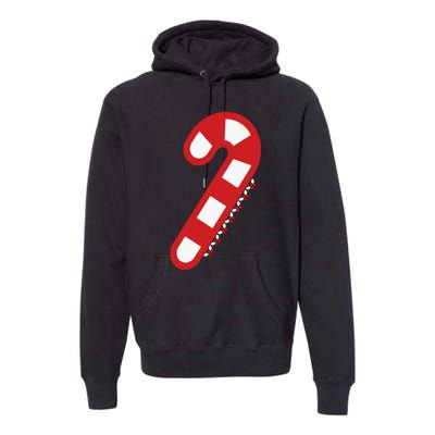 Christmas Candy Cane Santa Xmas Premium Hoodie