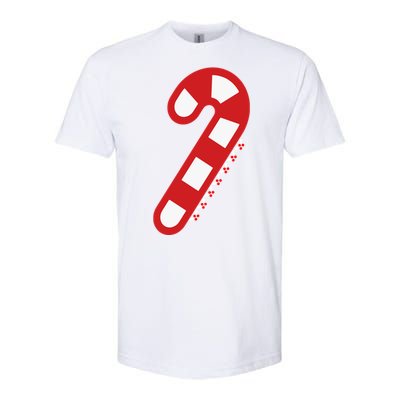 Christmas Candy Cane Santa Xmas Softstyle CVC T-Shirt