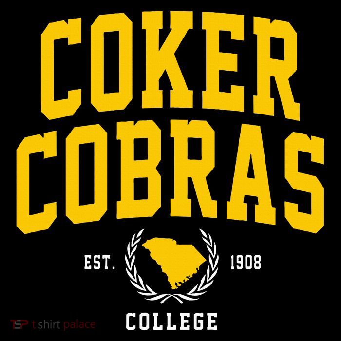 Coker College Cobras Arch Design 7-Panel Snapback Hat