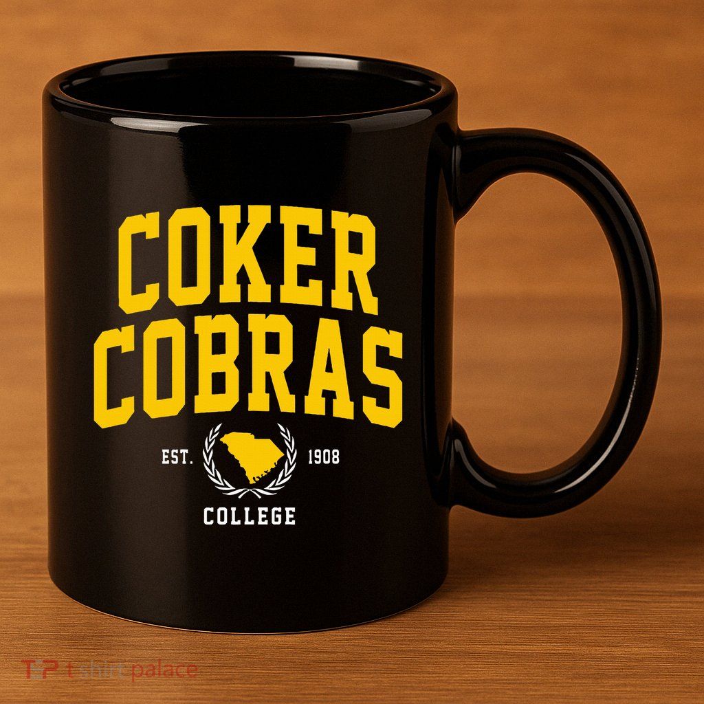 Coker College Cobras Arch Design 11oz C Handle Ceramic Mug