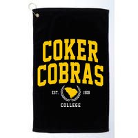 Coker College Cobras Arch Design Golf Towel