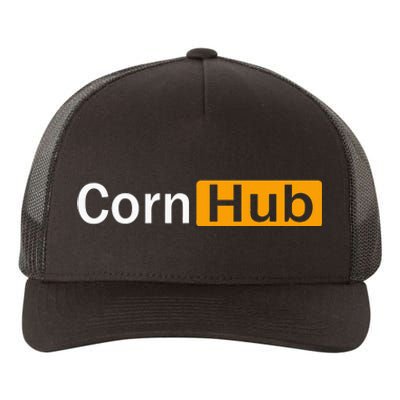 Cornhub Cornhole Cornholer Yupoong Adult 5-Panel Trucker Hat