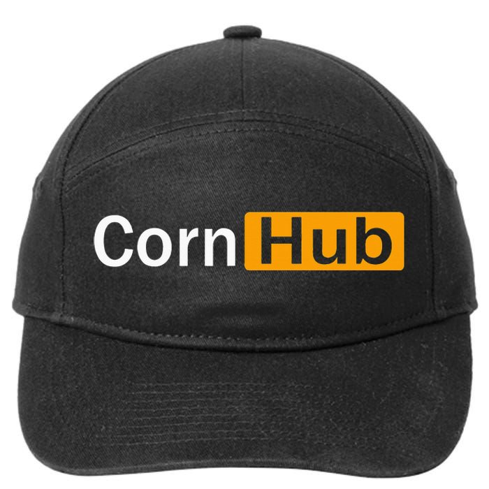 Cornhub Cornhole Cornholer 7-Panel Snapback Hat