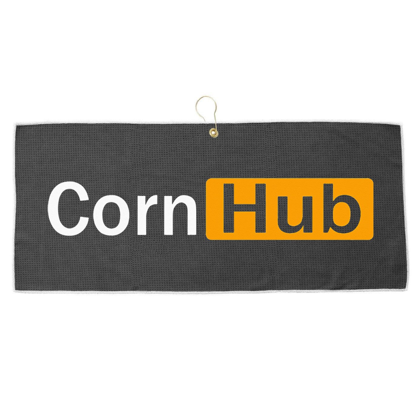 Cornhub Cornhole Cornholer Large Microfiber Waffle Golf Towel