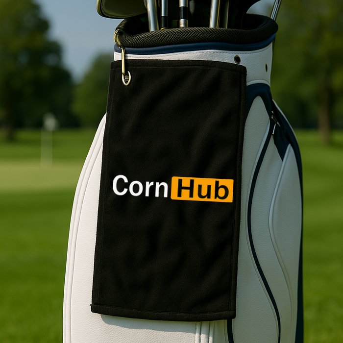 Cornhub Cornhole Cornholer Golf Towel